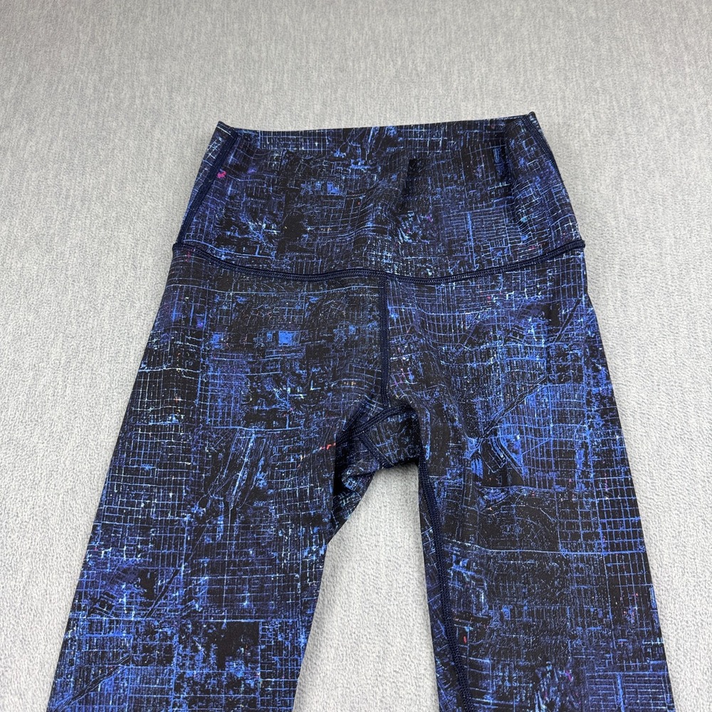Lululemon Leggings Women 4 Blue Wunder Under Hi-Rise Tight 28" Gym Yoga Pants - Picture 2 of 13